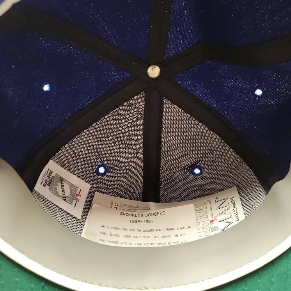 Vintage Brooklyn Dodgers Roman Pro Cooperstown Collection 7 3/8 Fitted Hat